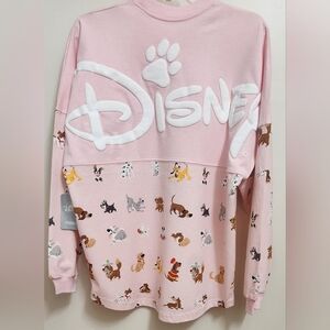 **NEW NWT RARE HARD-TO-FIND** Disney Dogs Sz S Small Spirit Jersey Shirt Pink